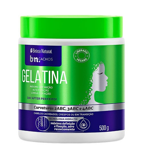 Gelatina Capilar Beleza Natural Cachos 500g Gelatina Capilar Beleza Natural Cachos 500g