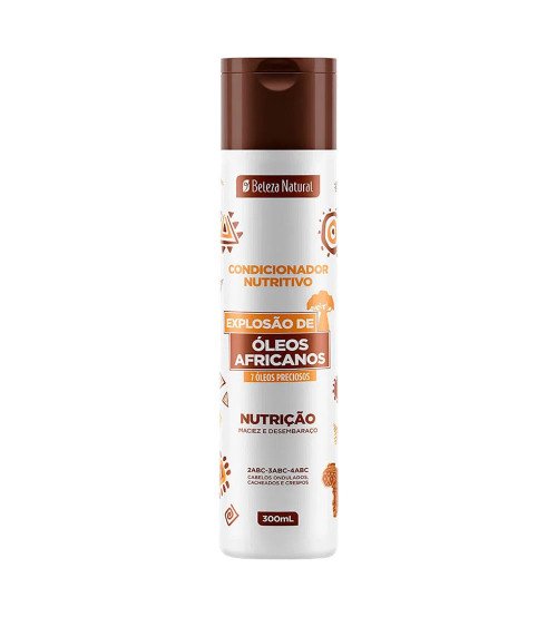 Condicionador Nutritivo Beleza Natural Explosão de Óleos Africanos 300ml Condicionador Nutritivo Beleza Natural Explosão de Óleos Africanos 300ml