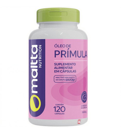 ÓLEO DE PRÍMULA SAÚDE E BELEZA DA MULHER 120 CÁPSULAS - MALTTA NUTRITION ÓLEO DE PRÍMULA SAÚDE E BELEZA DA MULHER 120 CÁPSULAS - MALTTA NUTRITION