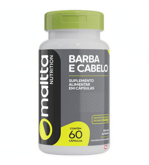 BARBA E CABELO VITAMINAS E MINERAIS BELEZA DO HOMEM 60 CAPSULAS - MALTTA NUTRITION BARBA E CABELO VITAMINAS E MINERAIS BELEZA DO HOMEM 60 CAPSULAS - MALTTA NUTRITION
