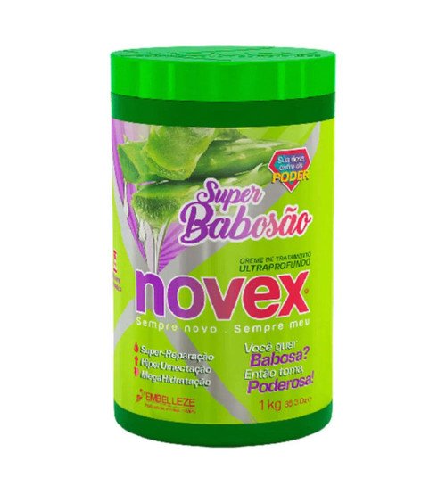 Creme de Tratamento Novex Super Babosão 1kg Creme de Tratamento Novex Super Babosão 1kg